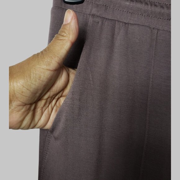 Danskin Womens Waist Stretchy Scuba Pants Plum Size Small - Picture 11 of 16